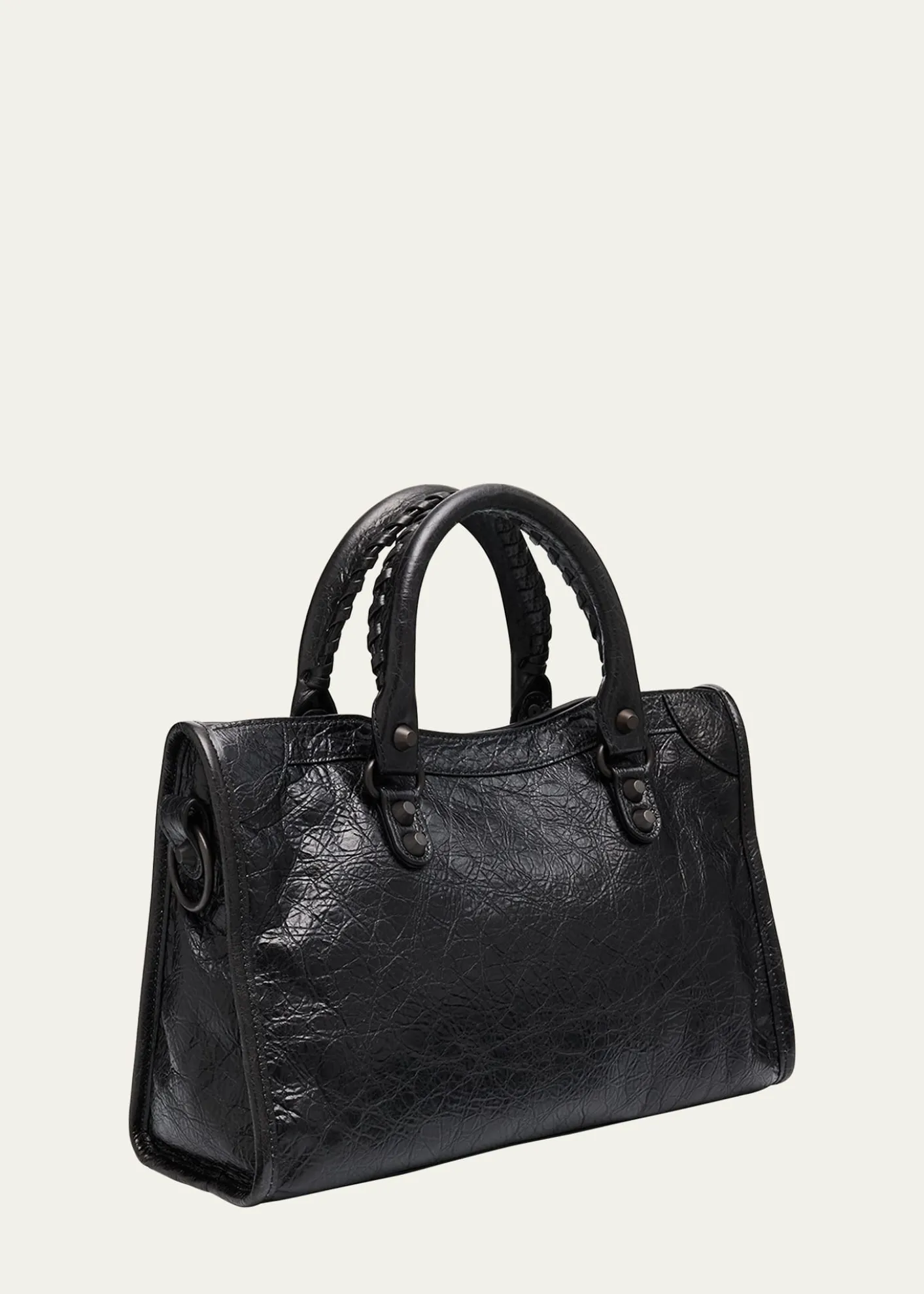 BalenciagaLe City Small Leather Top-Handle Bag