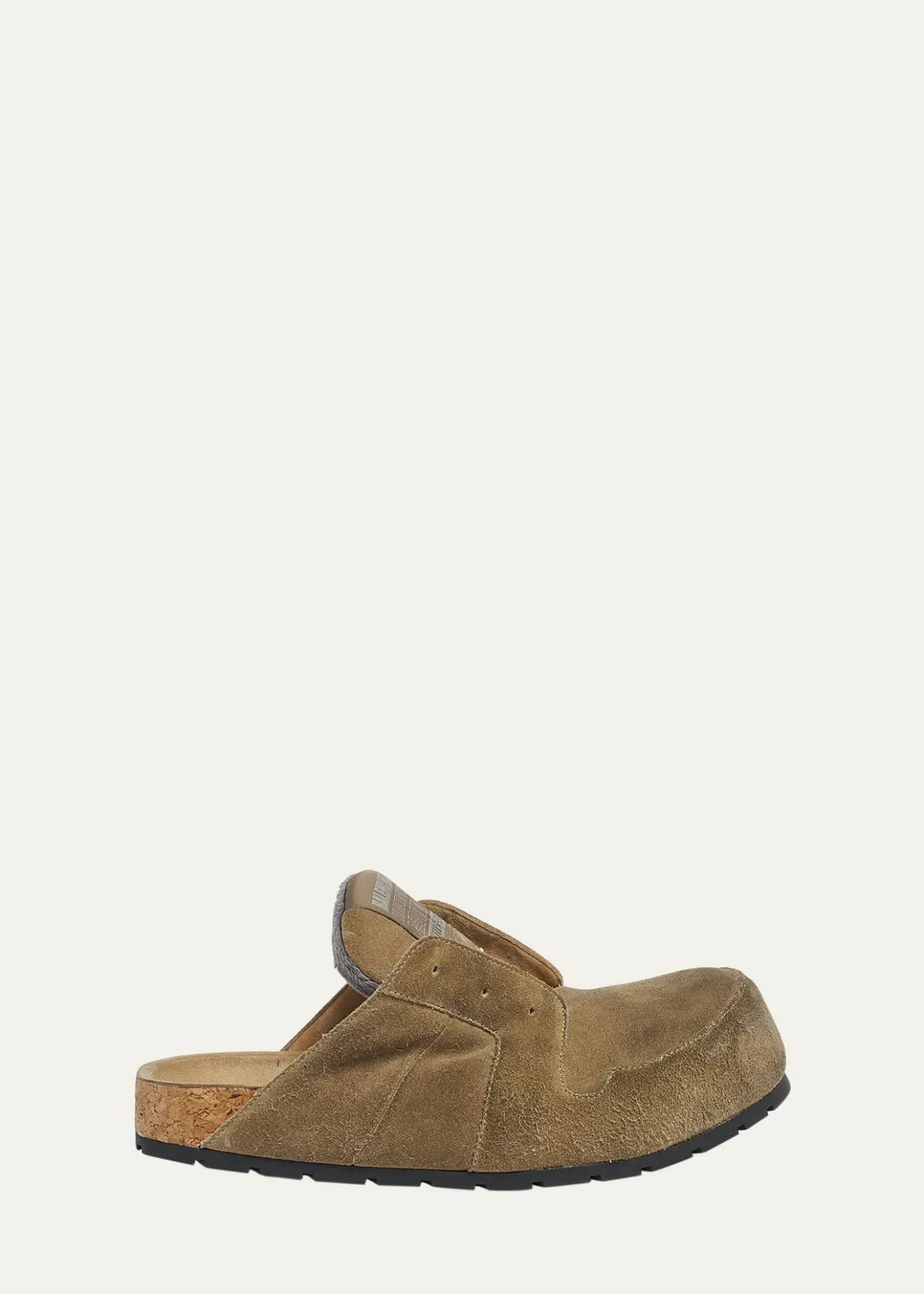 BalenciagaMen's Dumbo Distressed Suede Mules