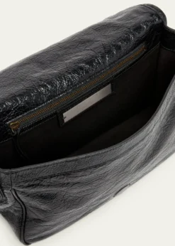 BalenciagaMen's Le City Flap Messenger Bag in Arena Lambskin