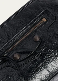 BalenciagaMen's Le City Leather Toiletry Bag