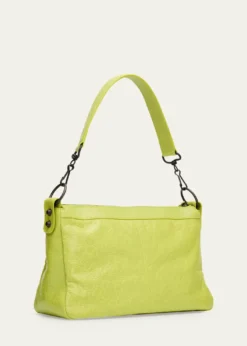 BalenciagaMen's Le City Moto Leather Shoulder Bag