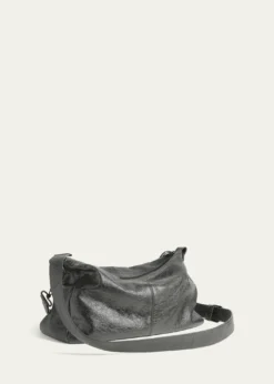 BalenciagaMen's Le City Moto Medium Leather Crossbody/Shoulder Bag