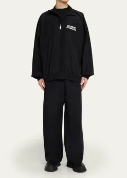 BalenciagaMen's Masking Tape Track Jacket