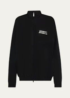 BalenciagaMen's Masking Tape Track Jacket
