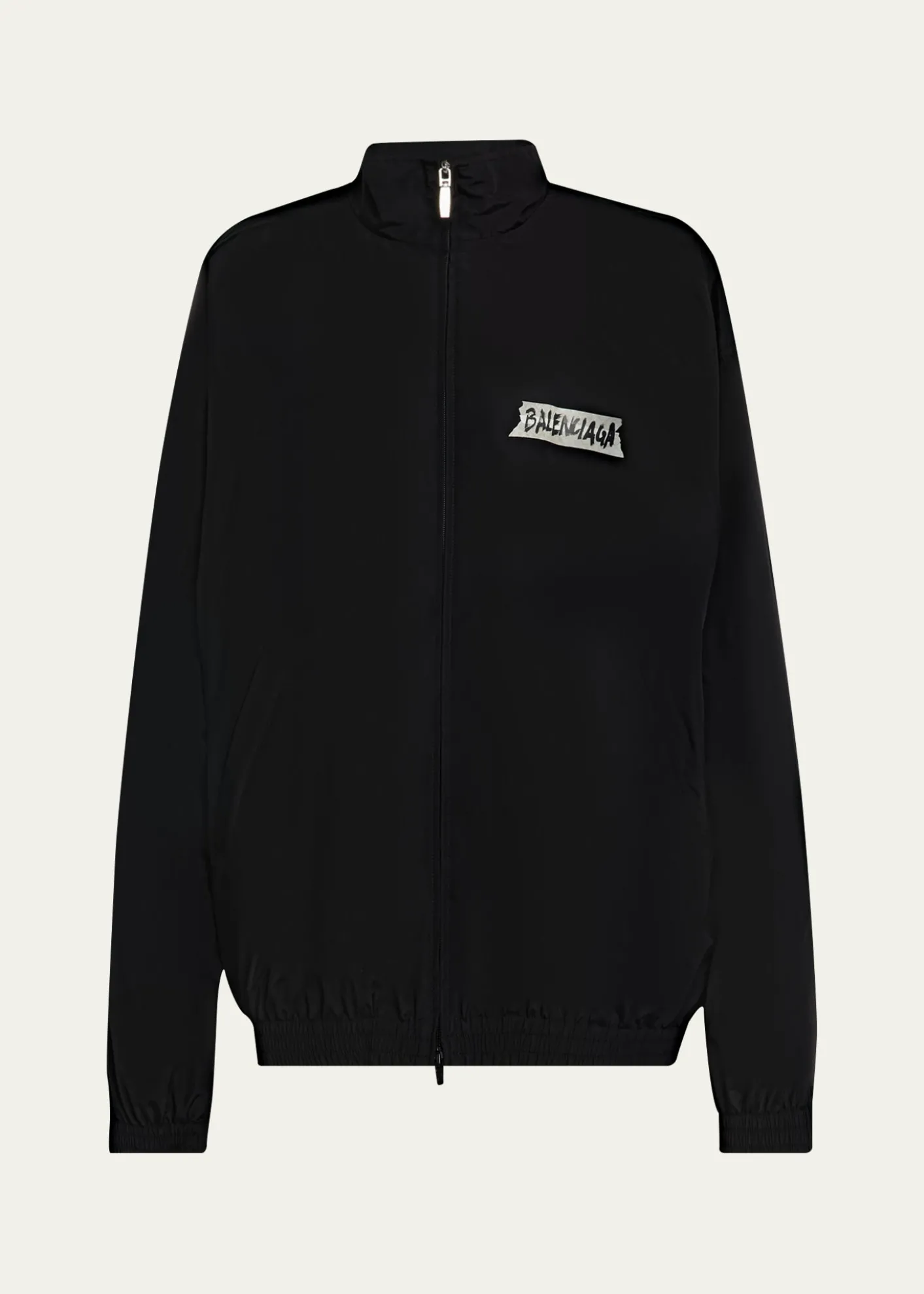 BalenciagaMen's Masking Tape Track Jacket