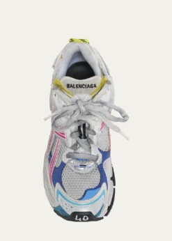 BalenciagaMen's Multicolor Mesh Runner Sneakers