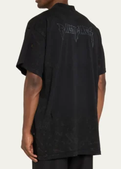 BalenciagaMen's Paris Moon Jersey T-Shirt