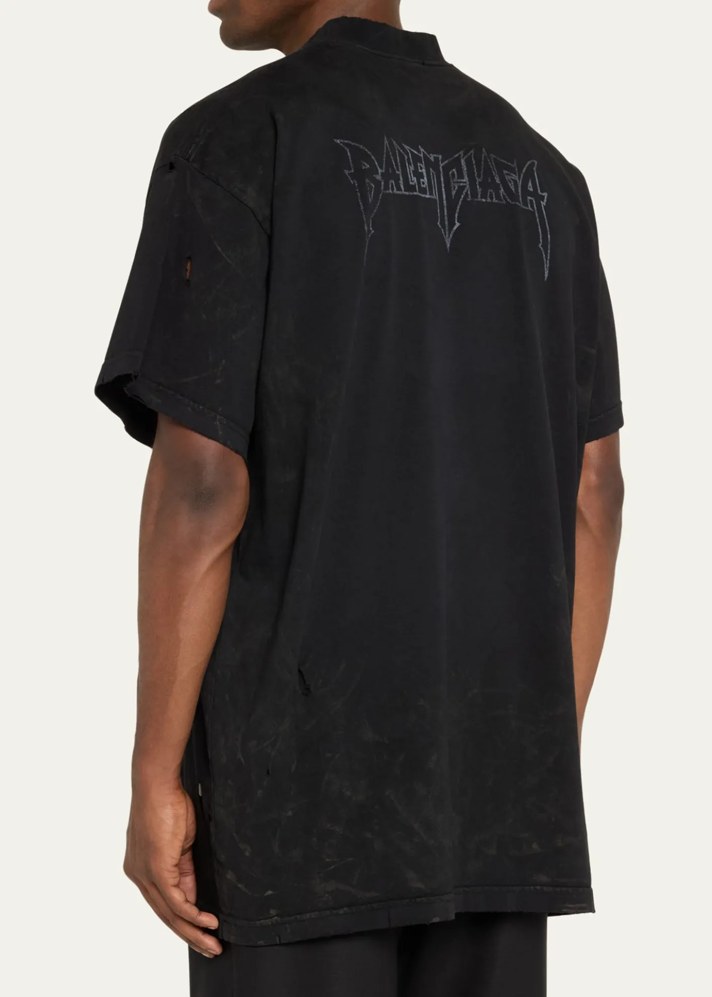 BalenciagaMen's Paris Moon Jersey T-Shirt