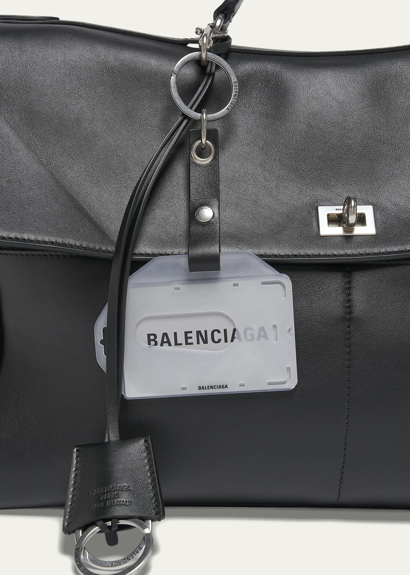 BalenciagaMen's Rodeo Calfskin Portfolio Bag