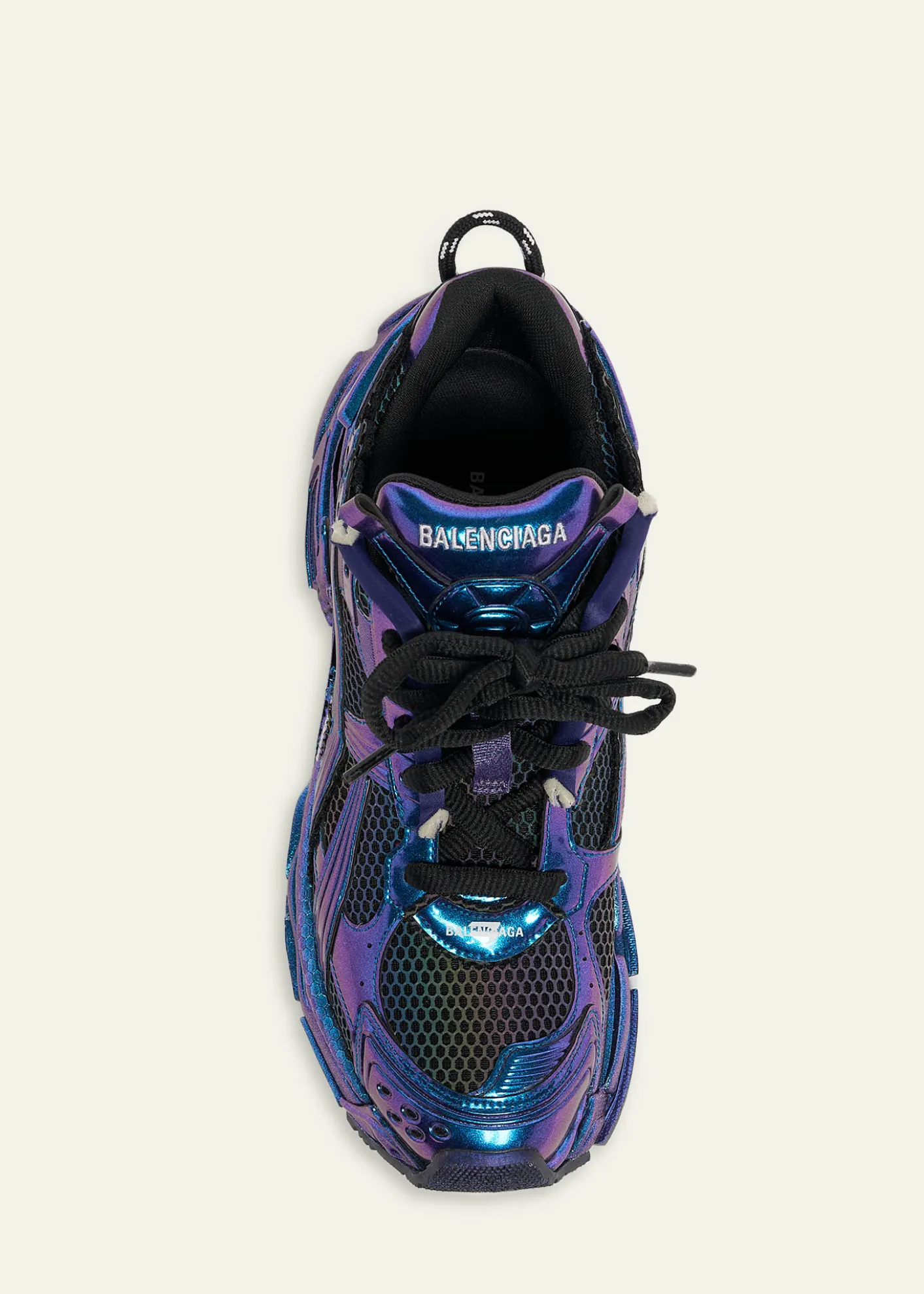 BalenciagaMen's Runner Iridescent Low-Top Sneakers