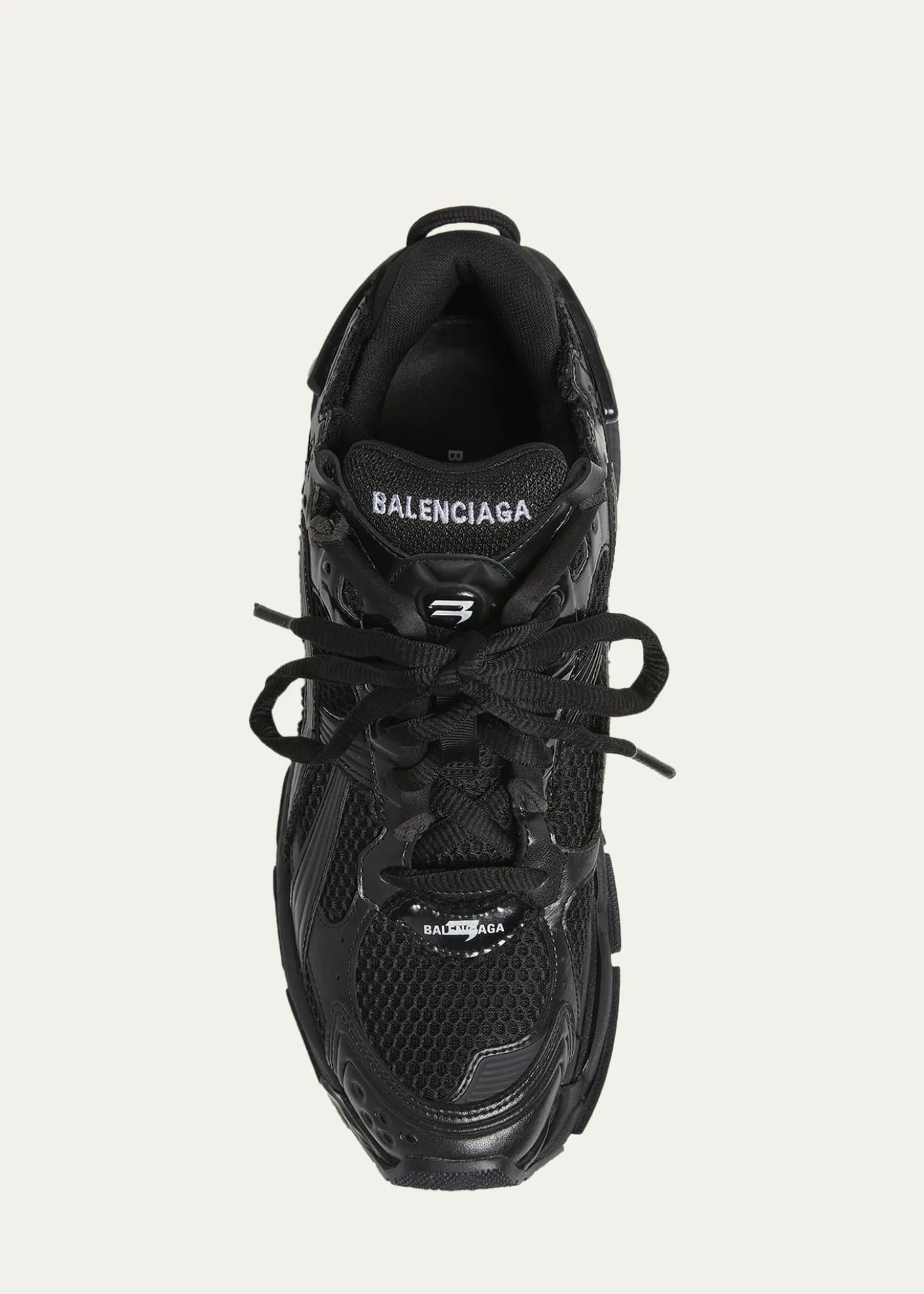 BalenciagaMen's Runner LED Mesh & Faux Leather Sneakers