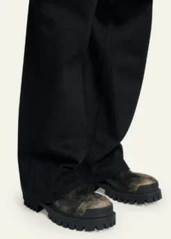BalenciagaMen's Strike Worn-Out Leather Chelsea Boots