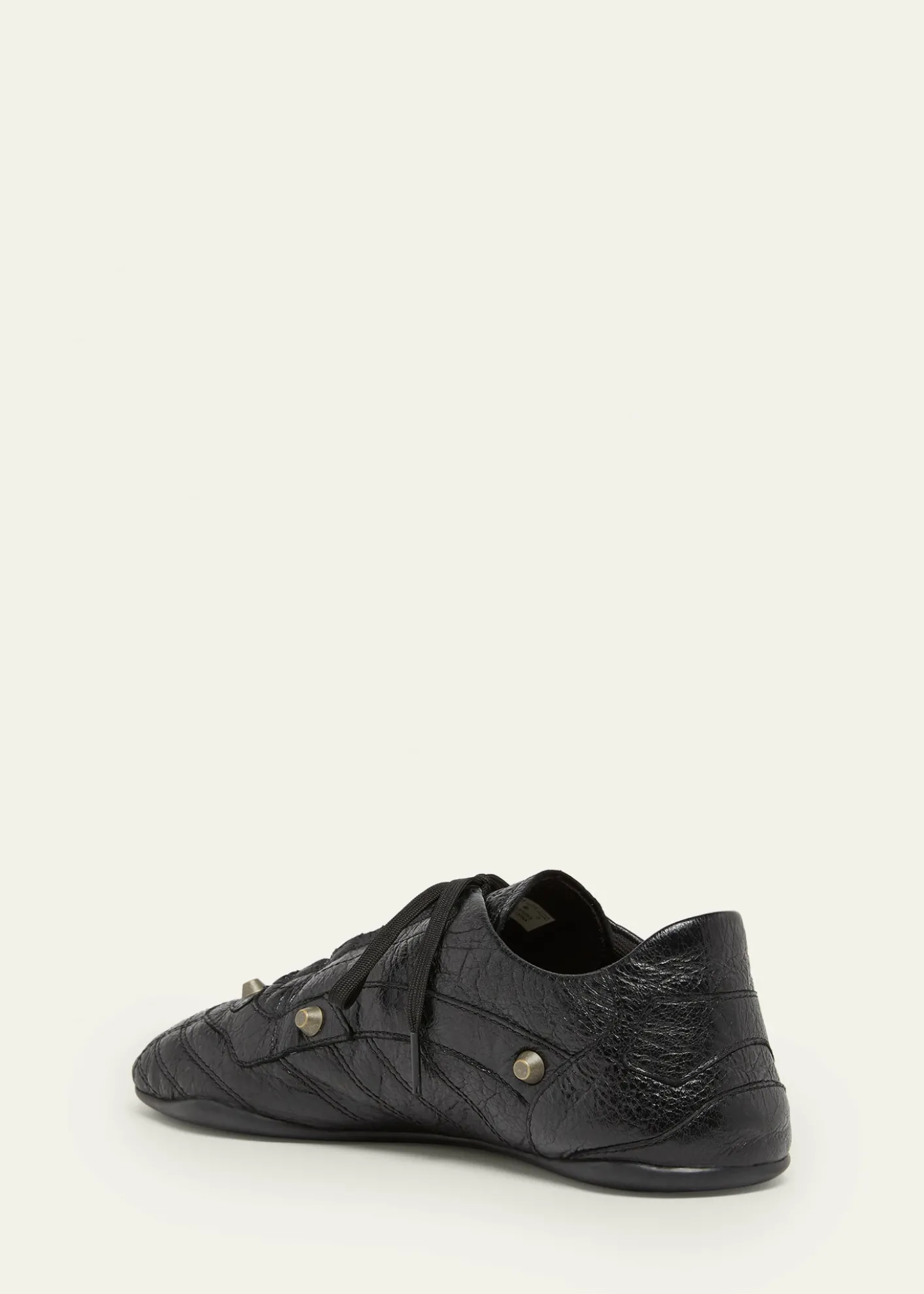 BalenciagaMen's Zen Slim Studded Leather Low-Top Sneakers