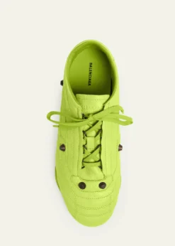 BalenciagaMen's Zen Slim Studded Leather Low-Top Sneakers