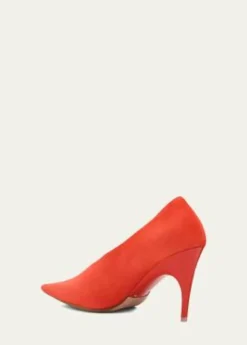 Balenciaga90mm Duchesse Suede Pumps
