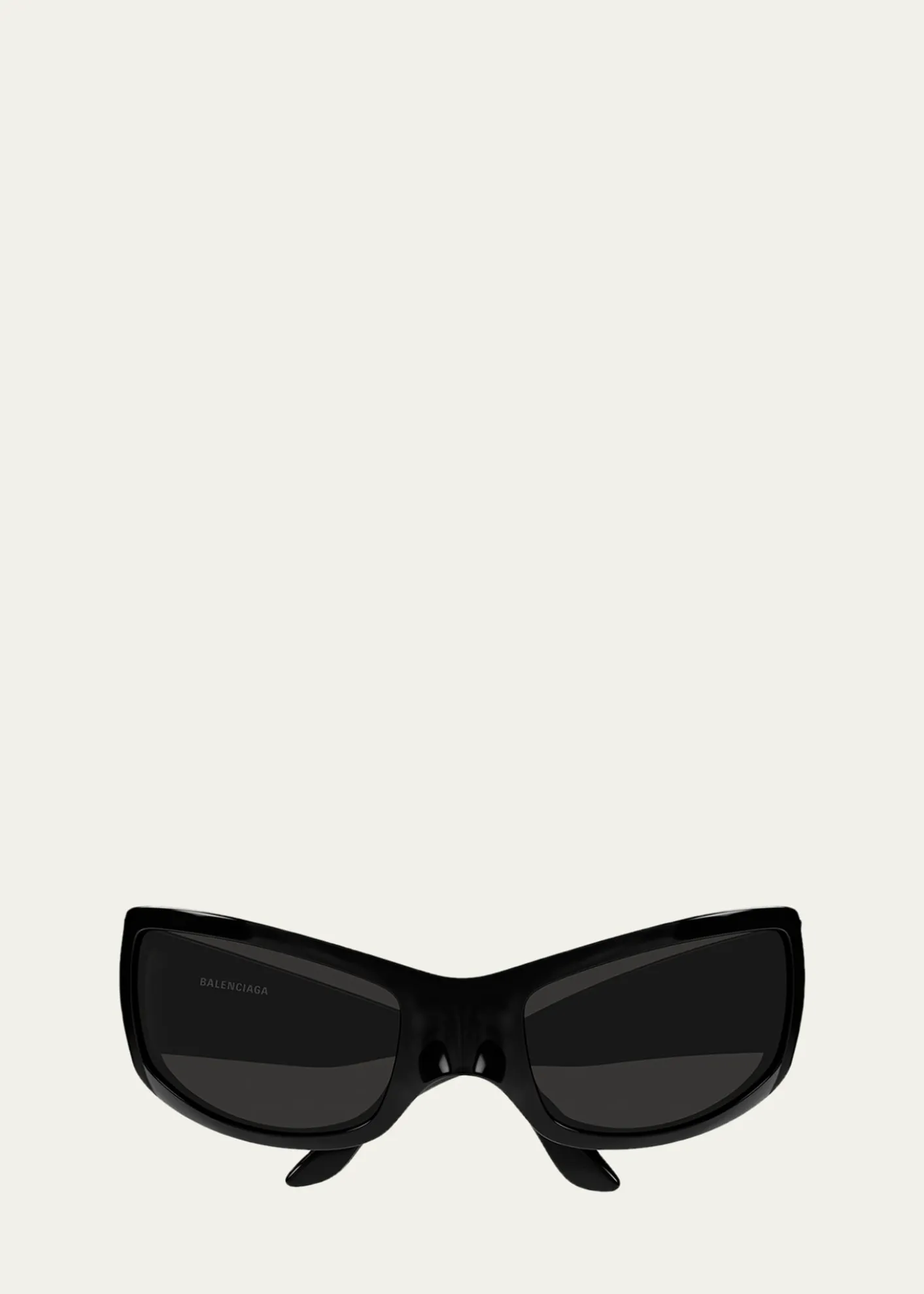 Balenciaga66mm Wraparound Mask Sunglasses
