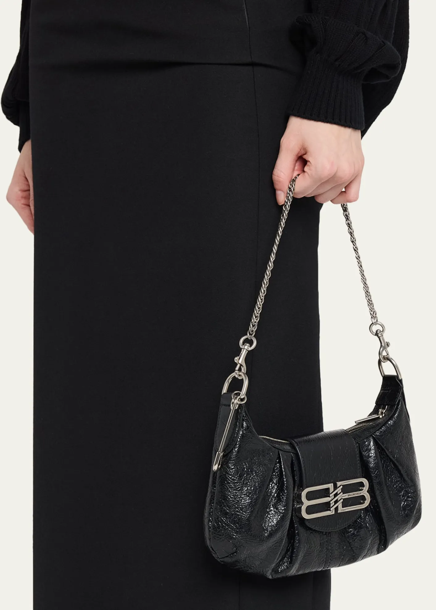 BalenciagaPamela Small Arena Leather Shoulder Bag