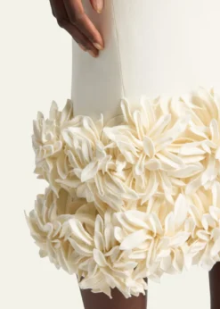 BalenciagaPointy Flower Midi Pencil Skirt