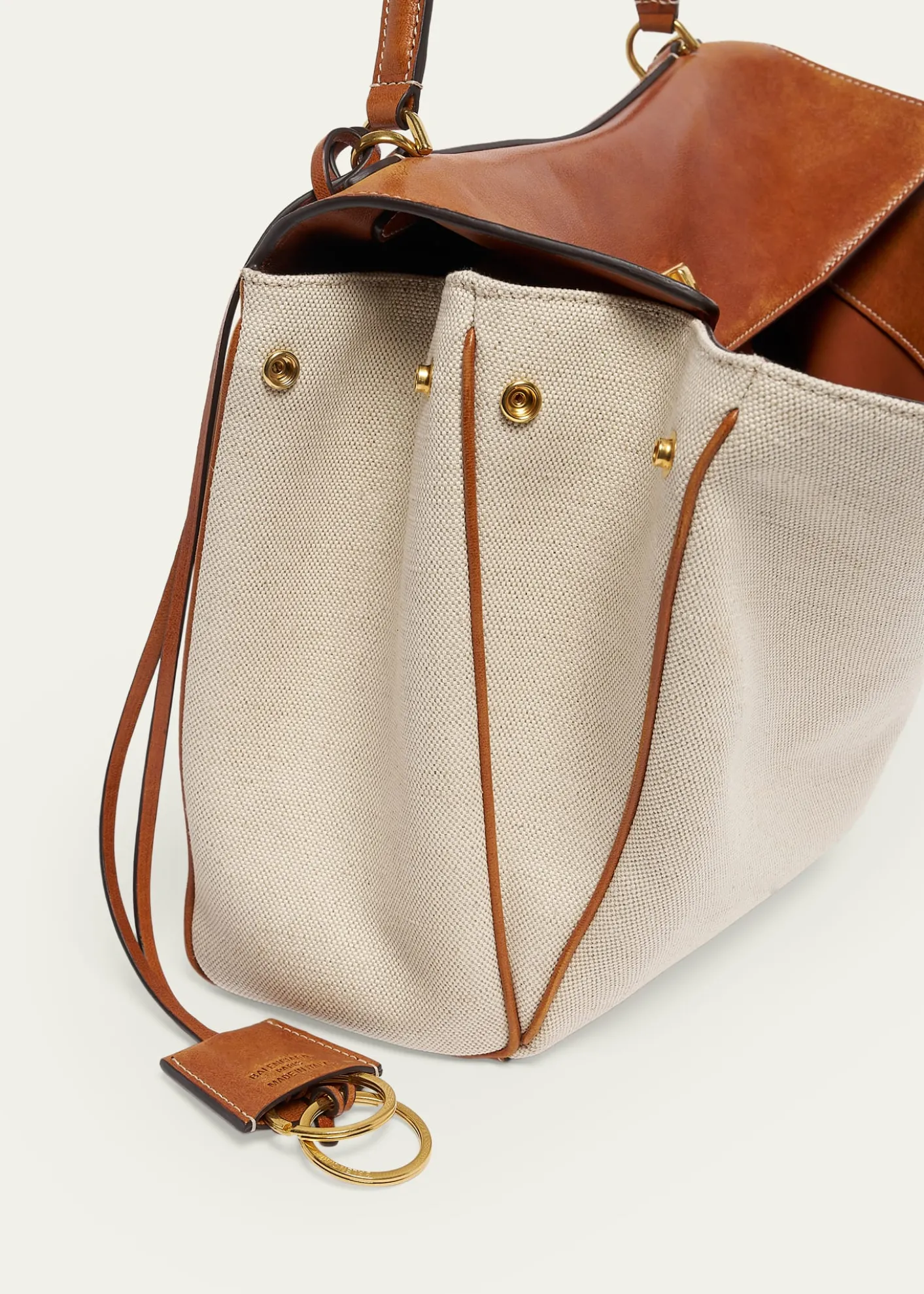 BalenciagaRodeo Medium Canvas Top-Handle Bag