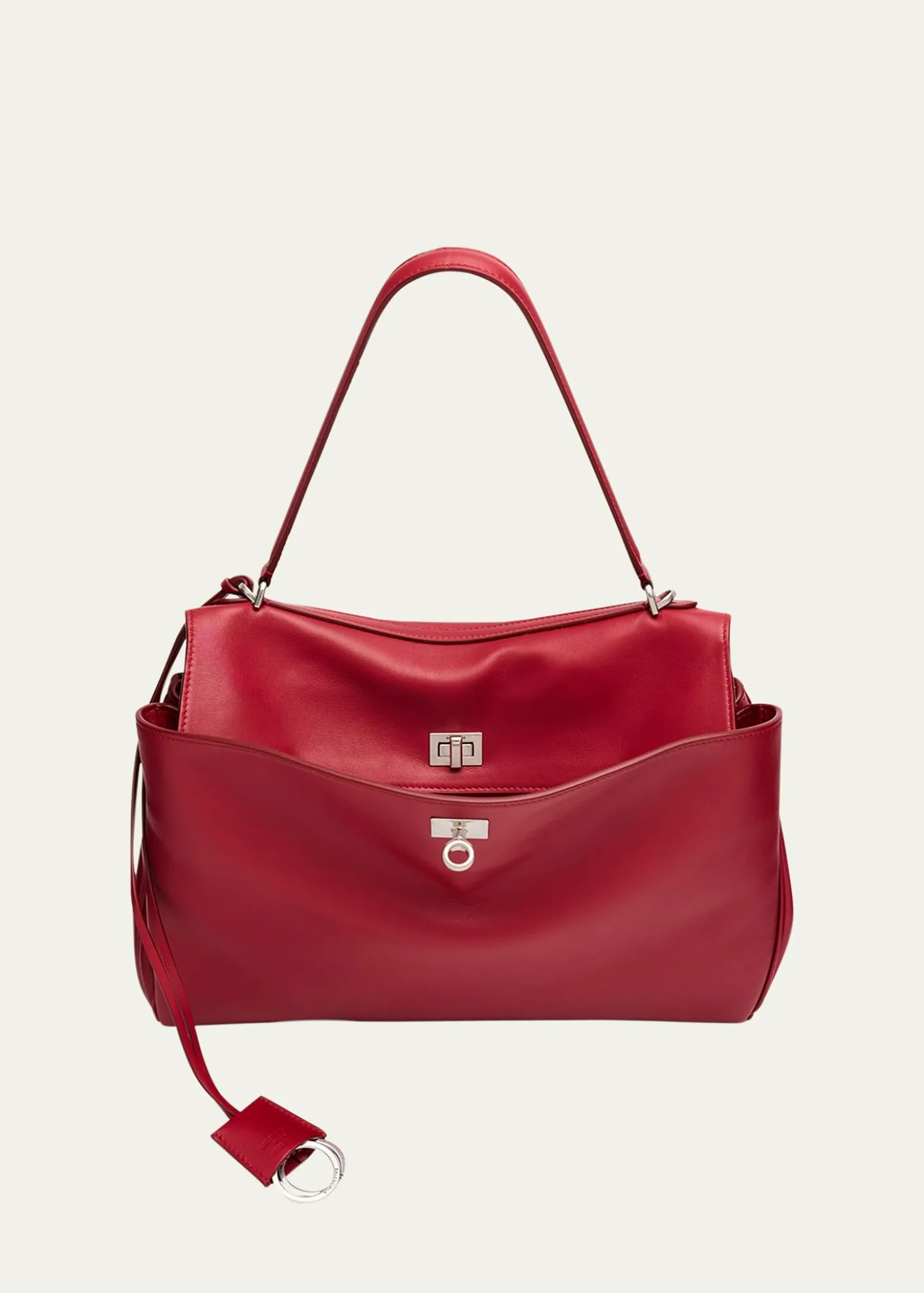 BalenciagaRodeo Medium Leather Top-Handle Bag