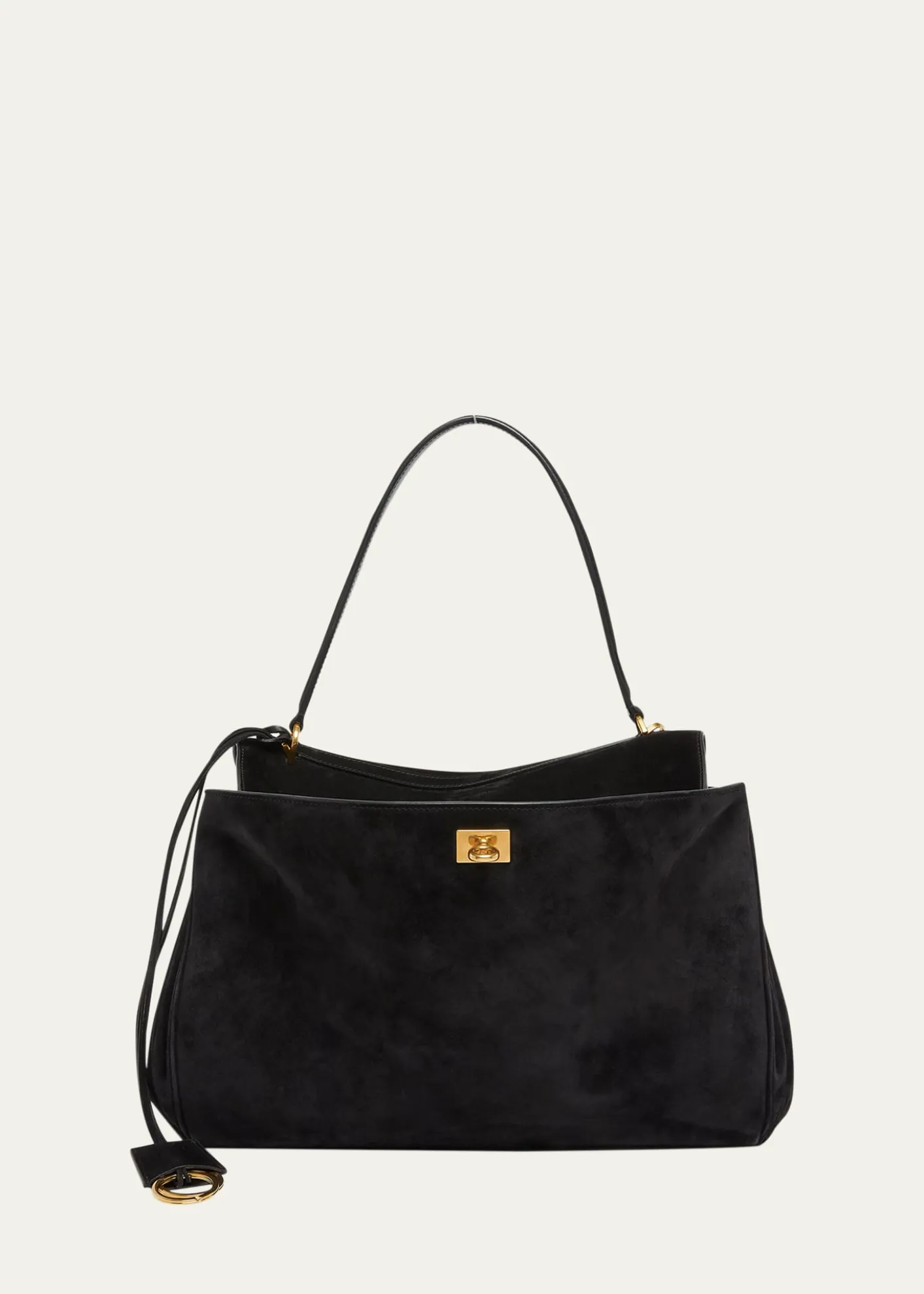 BalenciagaRodeo Medium Suede Shoulder Bag