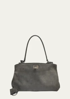 BalenciagaRodeo Small Suede Top-Handle Bag