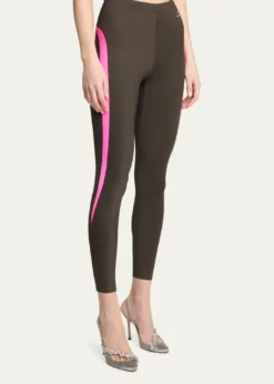 BalenciagaSide Stripe Crop Leggings