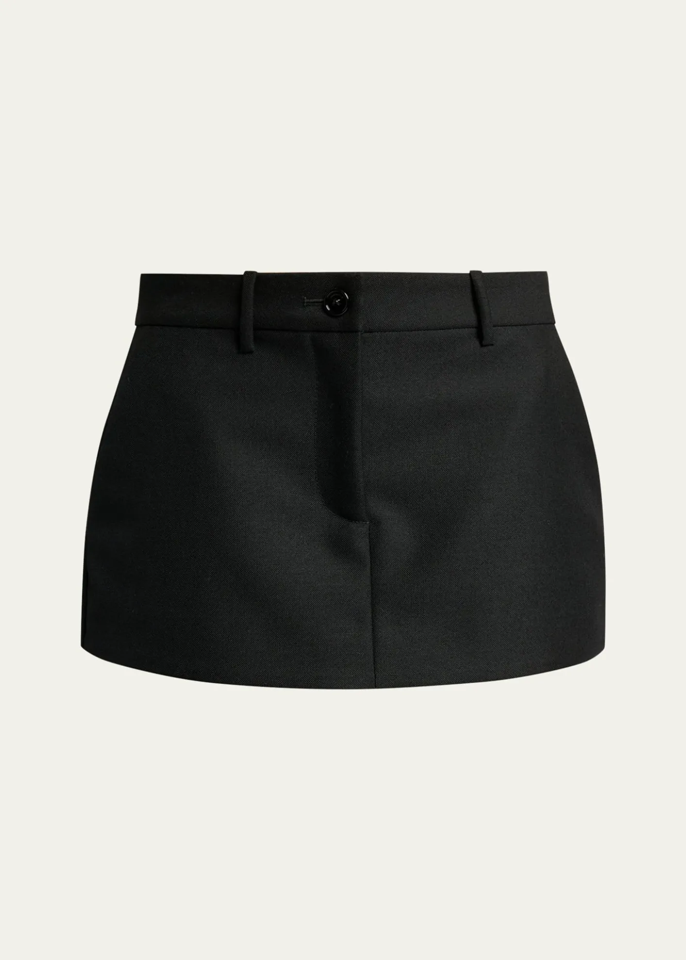 BalenciagaStarch Regenerative Wool Mini Hybrid Skort