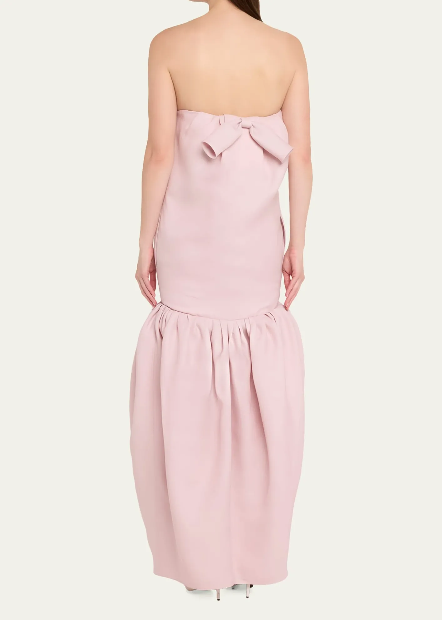 BalenciagaStrapless Double Balloon Gown
