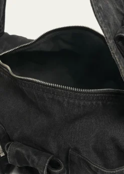 BalenciagaSuperbusy Sling Washed Denim Shoulder Bag