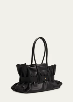 BalmainAnthem Large Belted Tote Bag in Leather