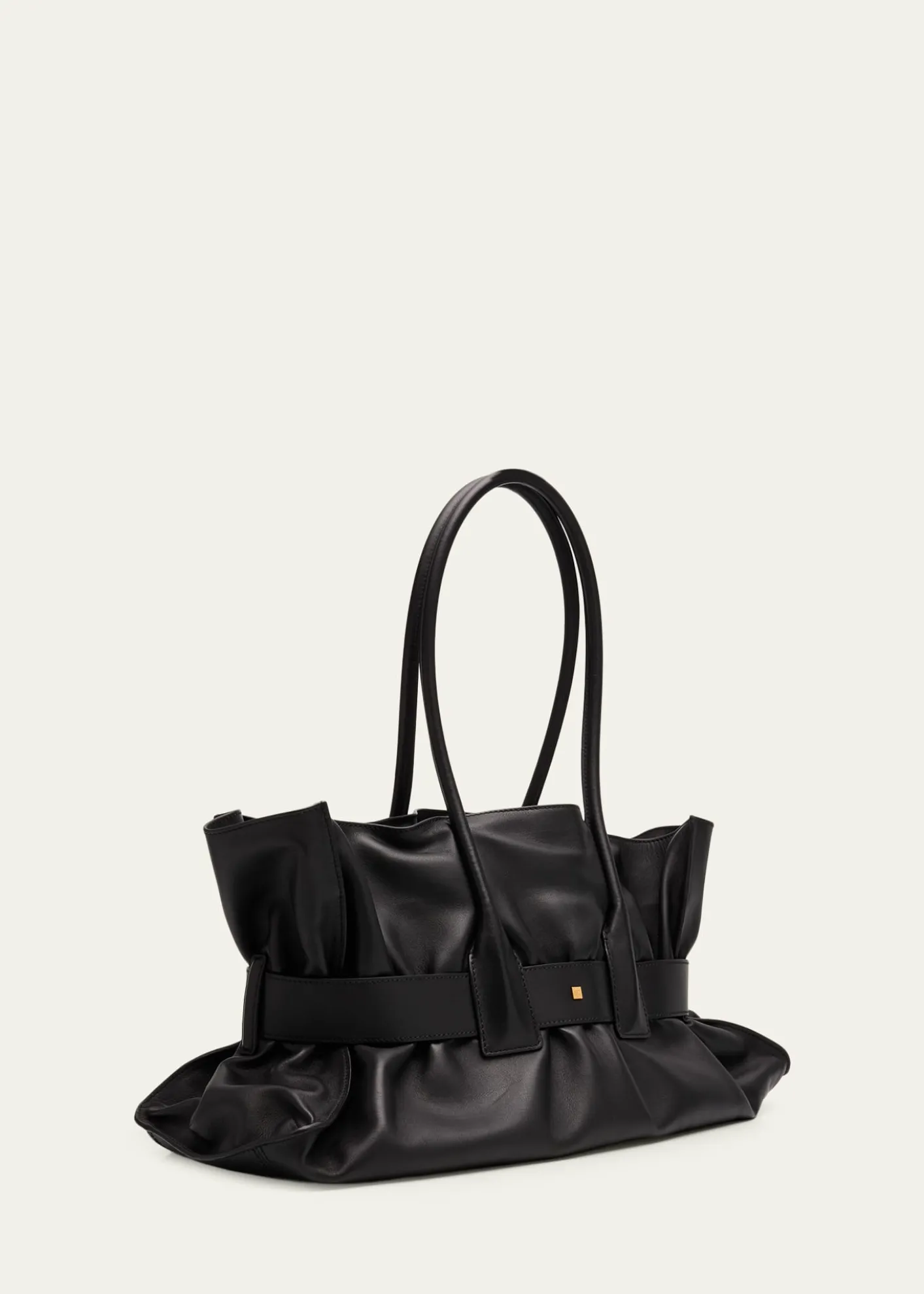 BalmainAnthem Large Belted Tote Bag in Leather