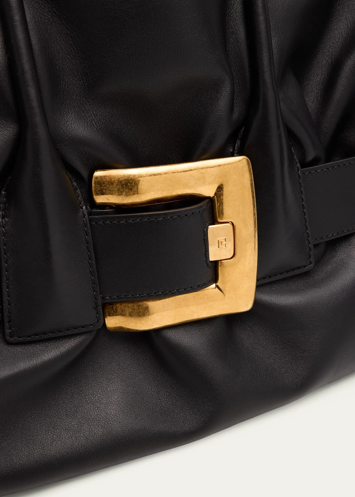 BalmainAnthem Large Belted Tote Bag in Leather