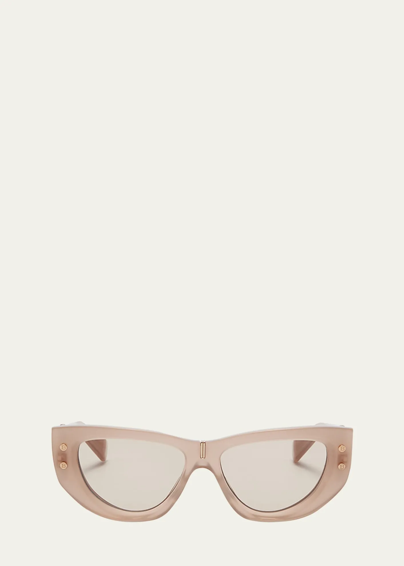BalmainB-Muse Acetate & Titanium Cat-Eye Sunglasses