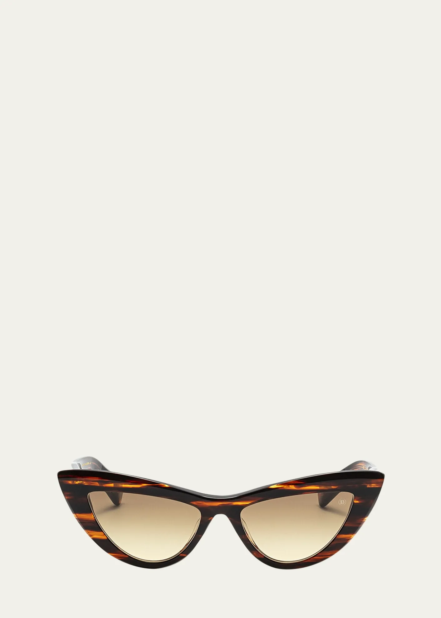 BalmainGradient Acetate & Titanium Cat-Eye Sunglasses