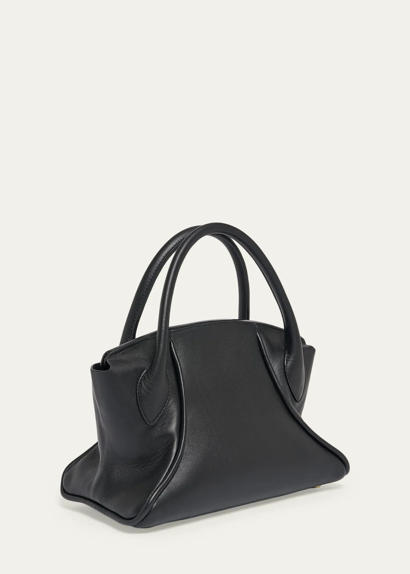 BalmainPulse Leather Top-Handle Bag
