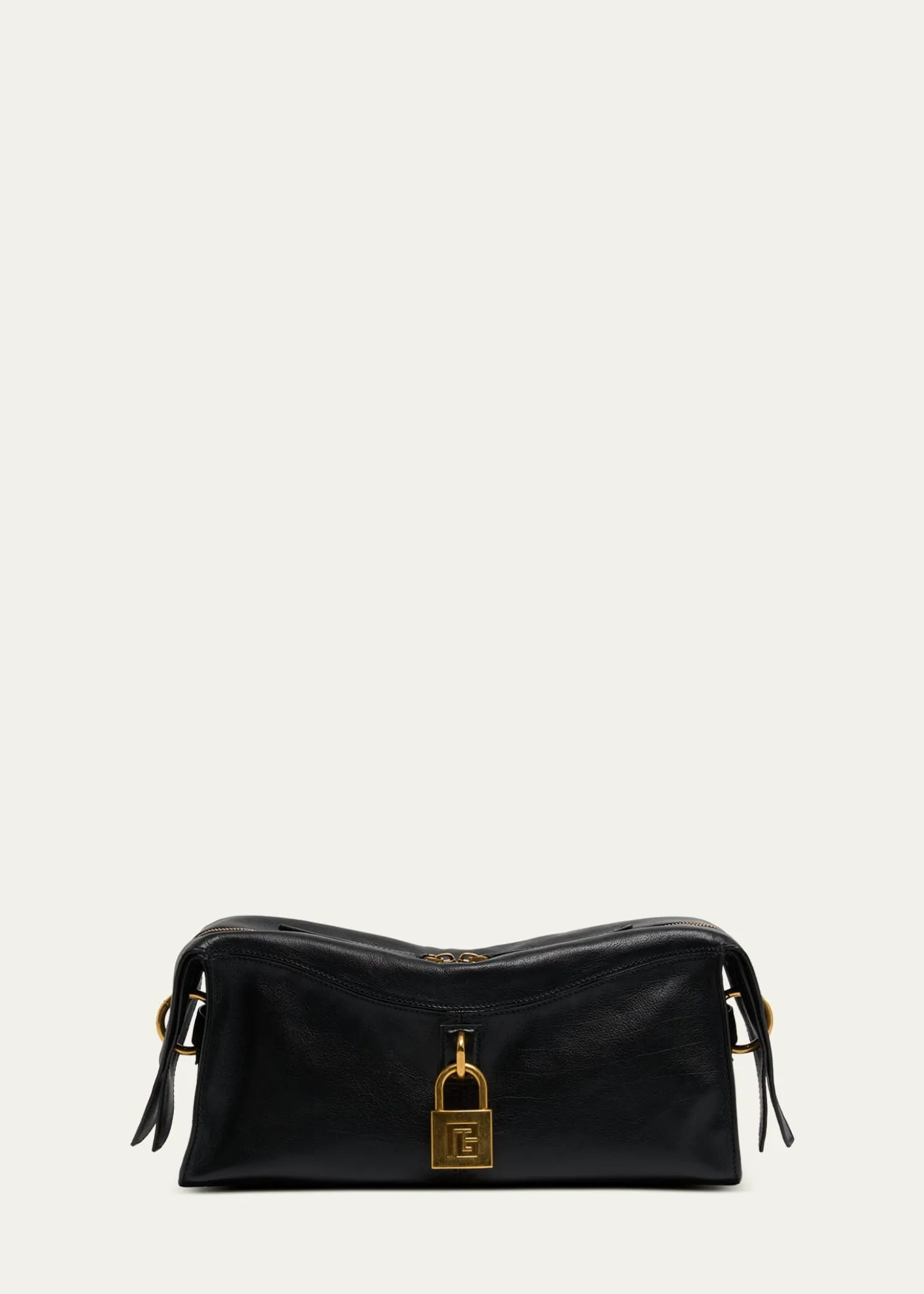 BalmainPulse Padlock Crossbody Bag in Leather