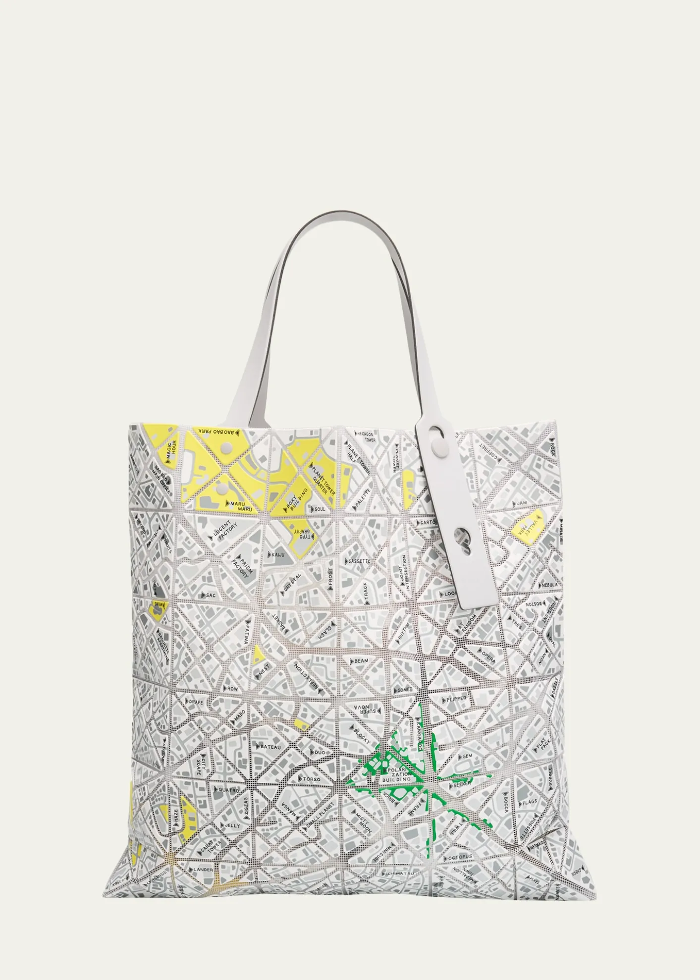BAO BAO ISSEY MIYAKEGeometric Printed Map Tote Bag