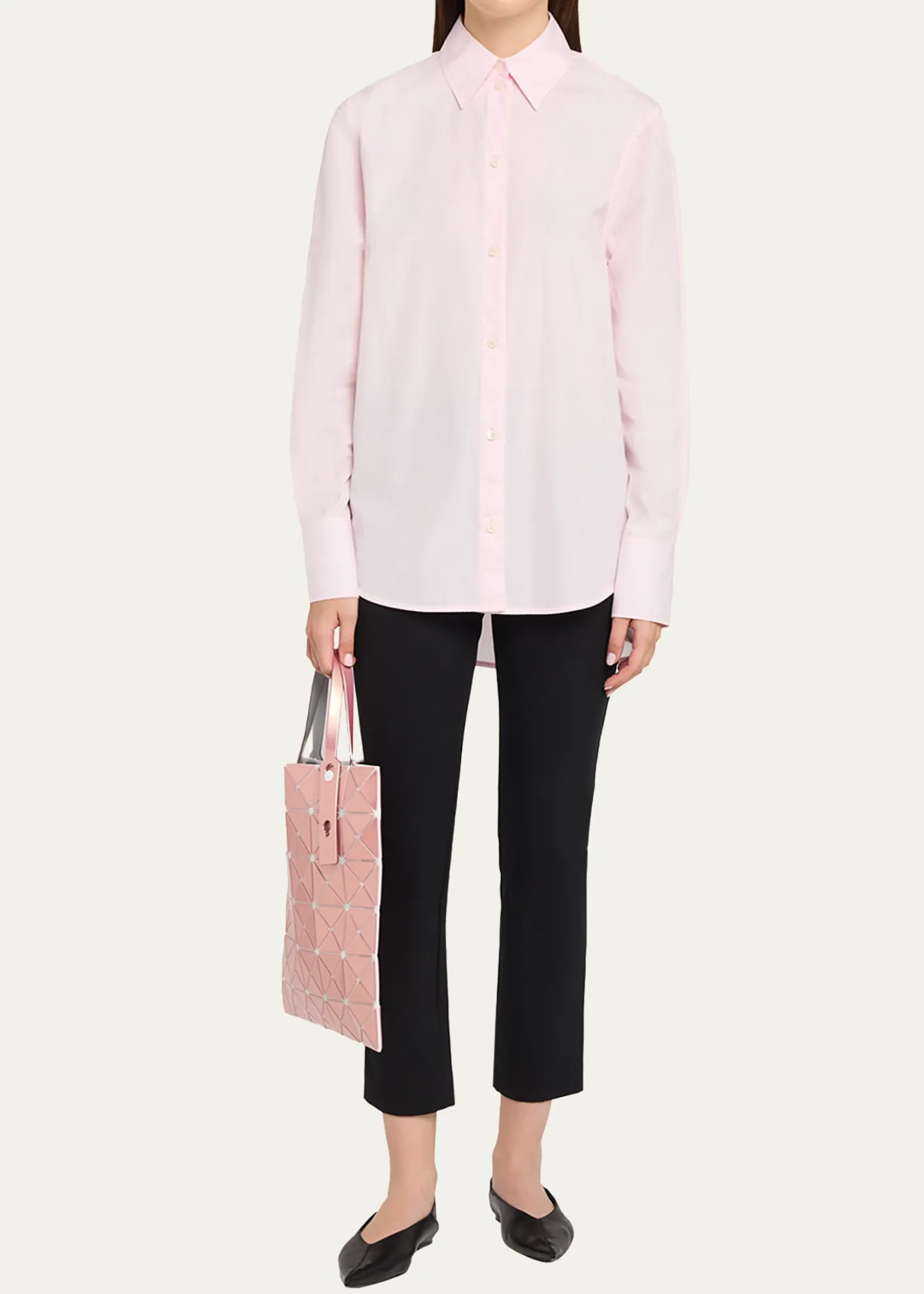BAO BAO ISSEY MIYAKELucent Metallic Geometric Tote Bag