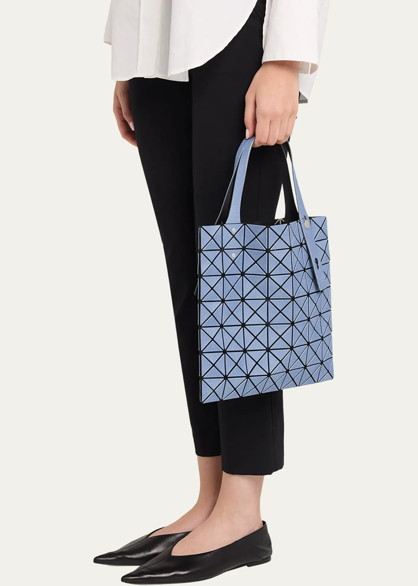 BAO BAO ISSEY MIYAKEPrism Denim Geometric Tote Bag