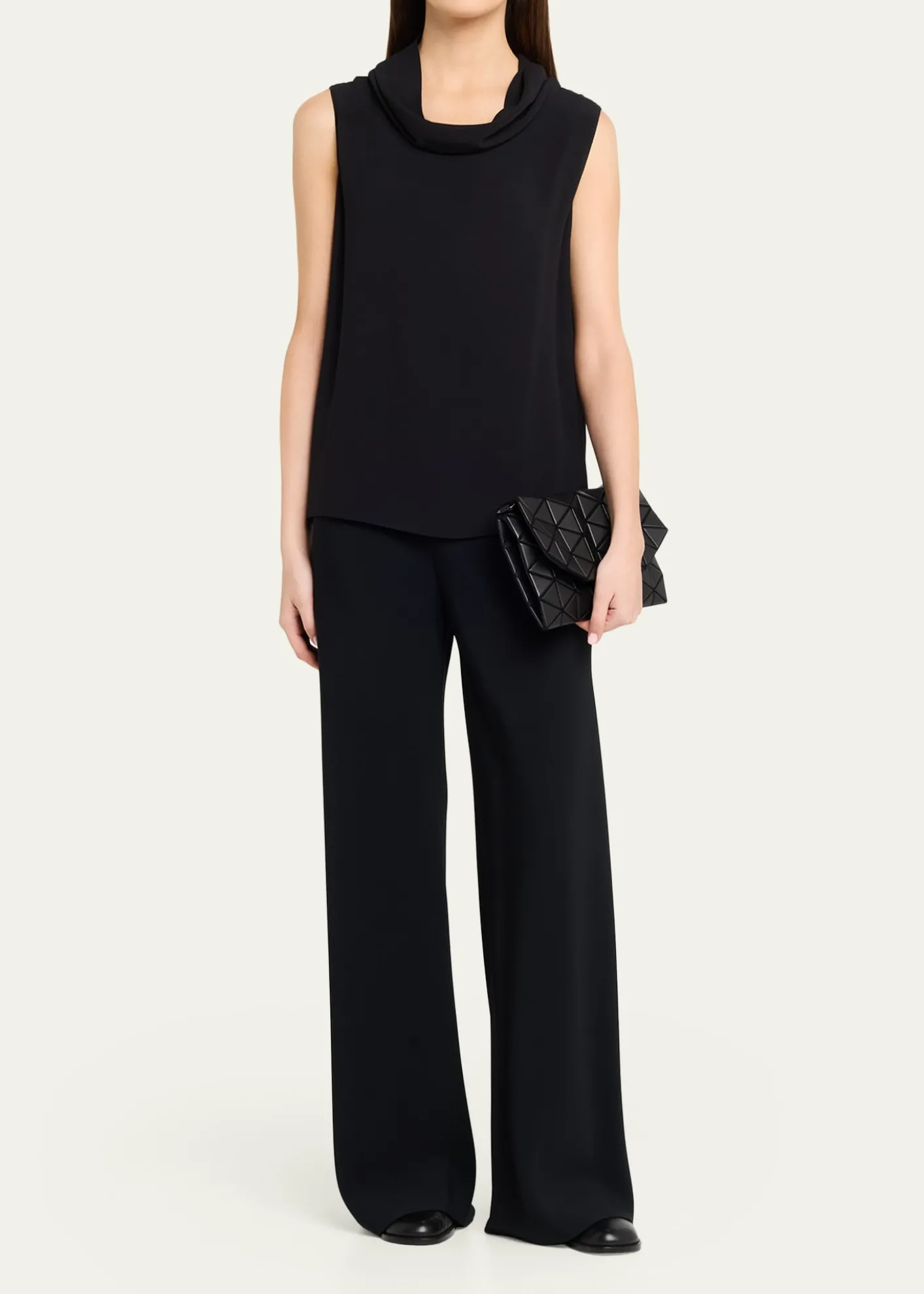 BAO BAO ISSEY MIYAKETonneau Matte Geometric Shoulder Bag