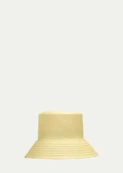 BarbisioBecky Straw Bucket Hat