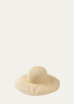 BarbisioDalila Straw Large-Brim Hat