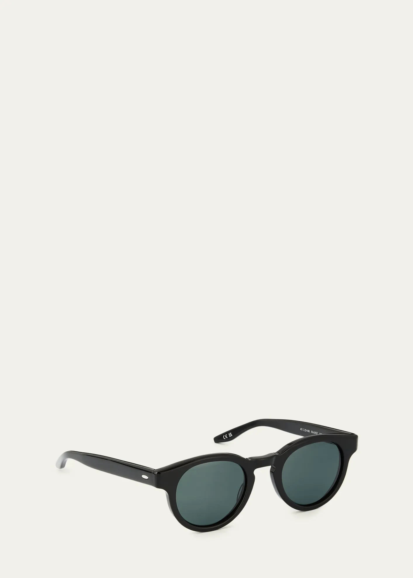 Barton PerreiraMen's Oxford Round Acetate Sunglasses