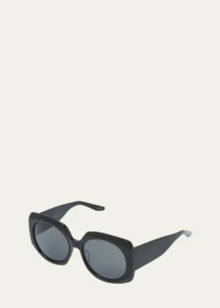 Barton Perreirax Sarah Hoover Delia Acetate Square Sunglasses