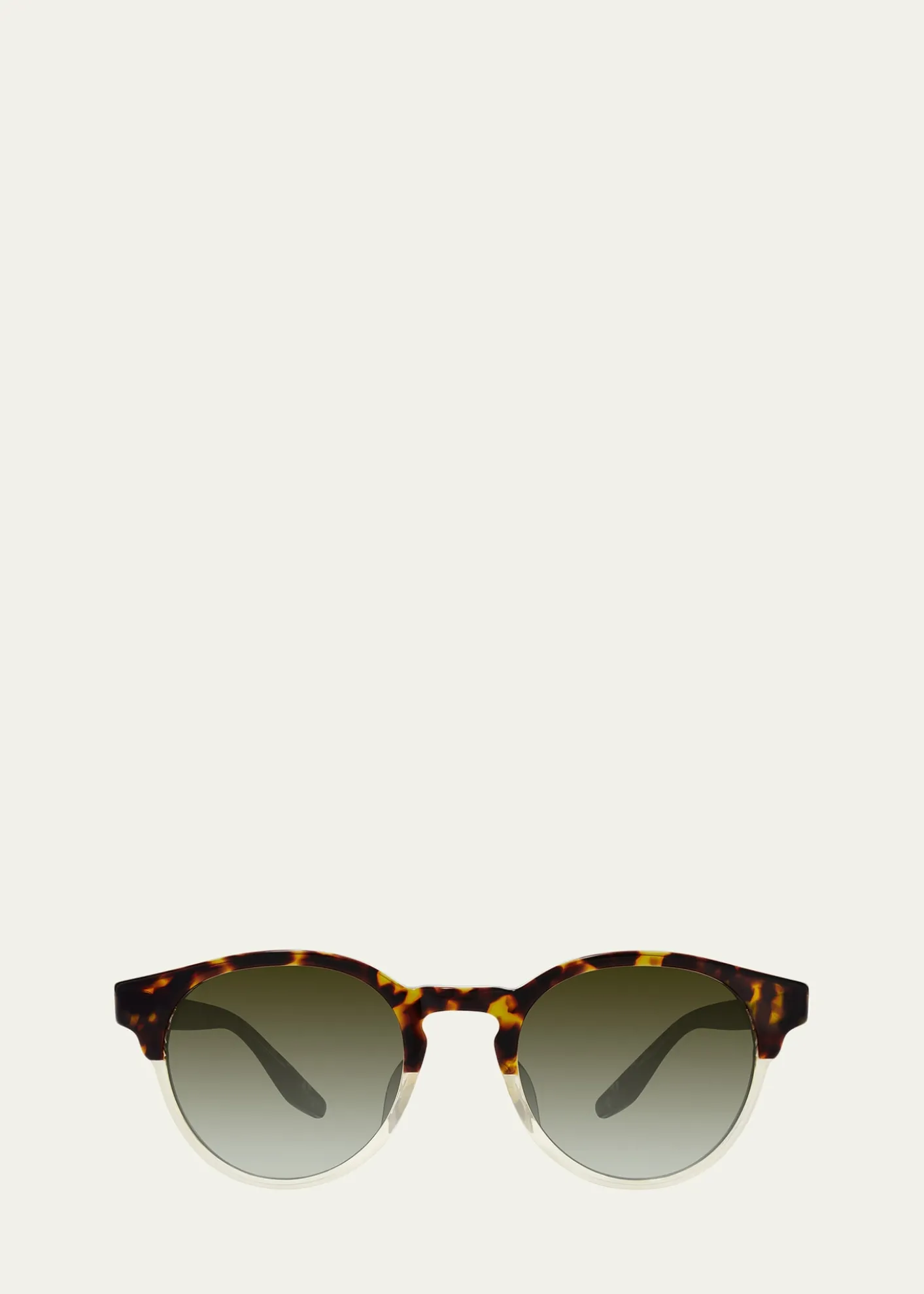 Barton PerreiraBeckford 49mm Round Acetate Sunglasses