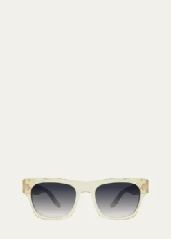 Barton PerreiraBlackwell 53mm Rectangular Acetate Sunglasses