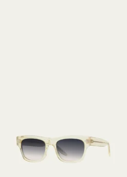 Barton PerreiraBlackwell 53mm Rectangular Acetate Sunglasses
