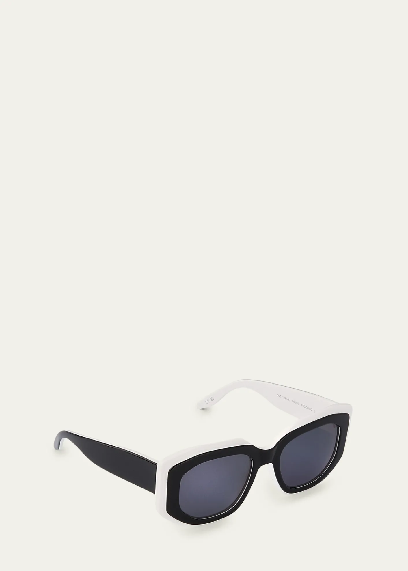 Barton PerreiraCrescendo 50.5mm Geometric Acetate Sunglasses