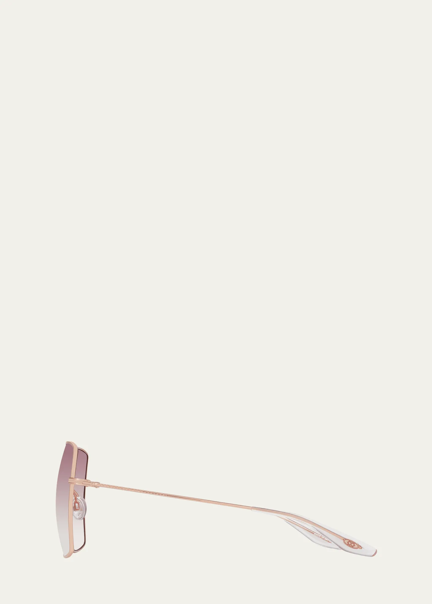 Barton PerreiraFolasade Titanium Square Sunglasses